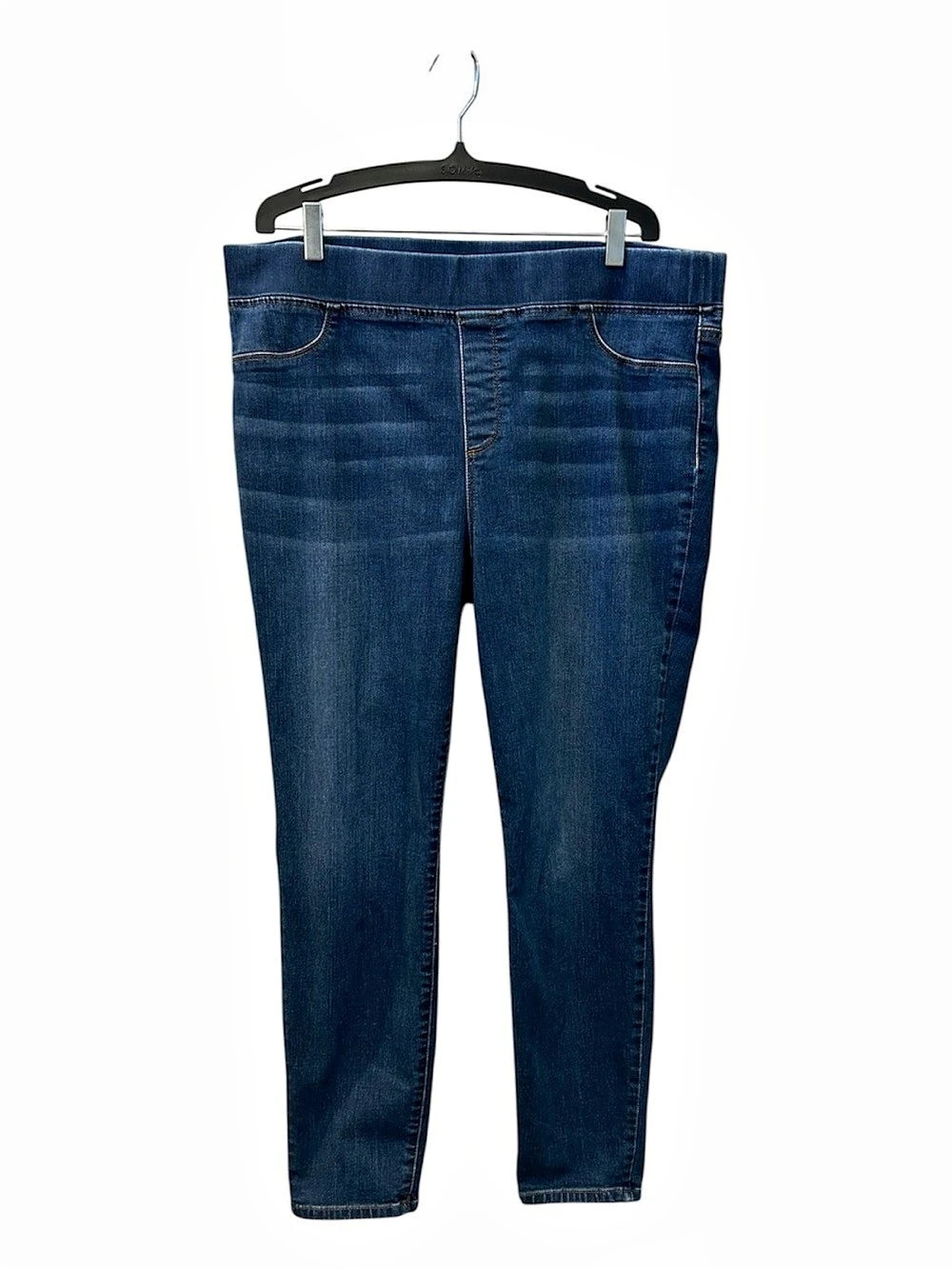 Talbots Flawless Pull-On Jegging Denim Jeggings in Blue Waist 16